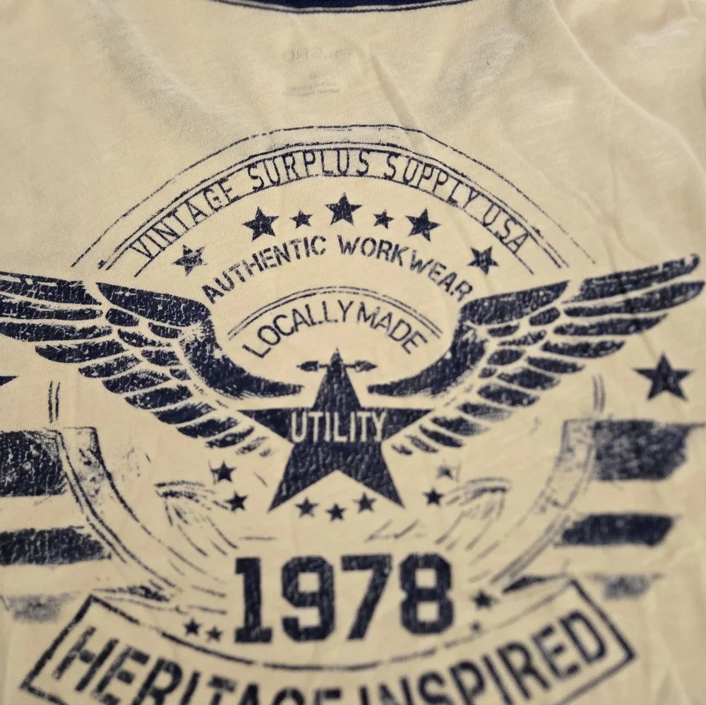 NWT Pilcro Cotton Graphic Tee - Picture 8 of 10